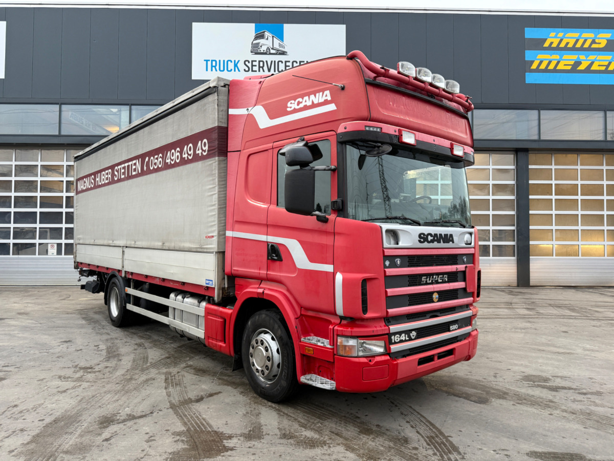 SCANIA 164 580 V8 4x2 - Камион с брезент: снимка 3 SCANIA 164 580 V8 4x2 - Камион с брезент: снимка 3
