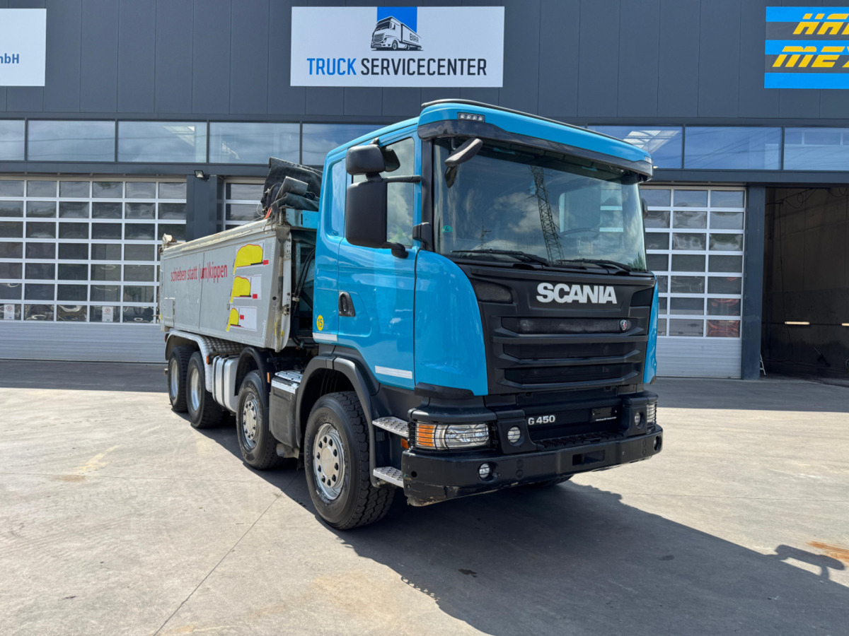 SCANIA G450 8x4 Abschiebemulde (no tipper) - Самосвал камион: снимка 3 SCANIA G450 8x4 Abschiebemulde (no tipper) - Самосвал камион: снимка 3