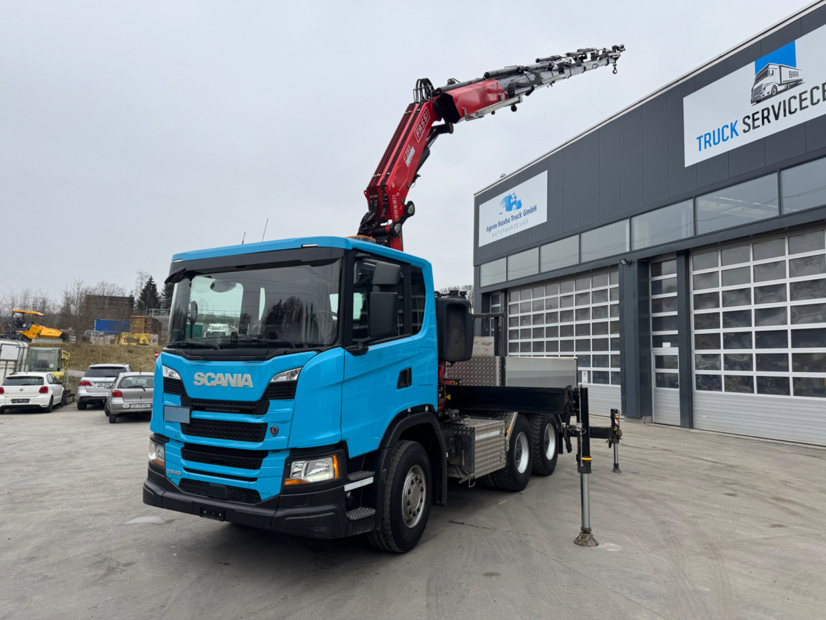 SCANIA G540 6x4 Fassi 395-7 SZM&Pritsche - Камион с кран: снимка 2 SCANIA G540 6x4 Fassi 395-7 SZM&Pritsche - Камион с кран: снимка 2
