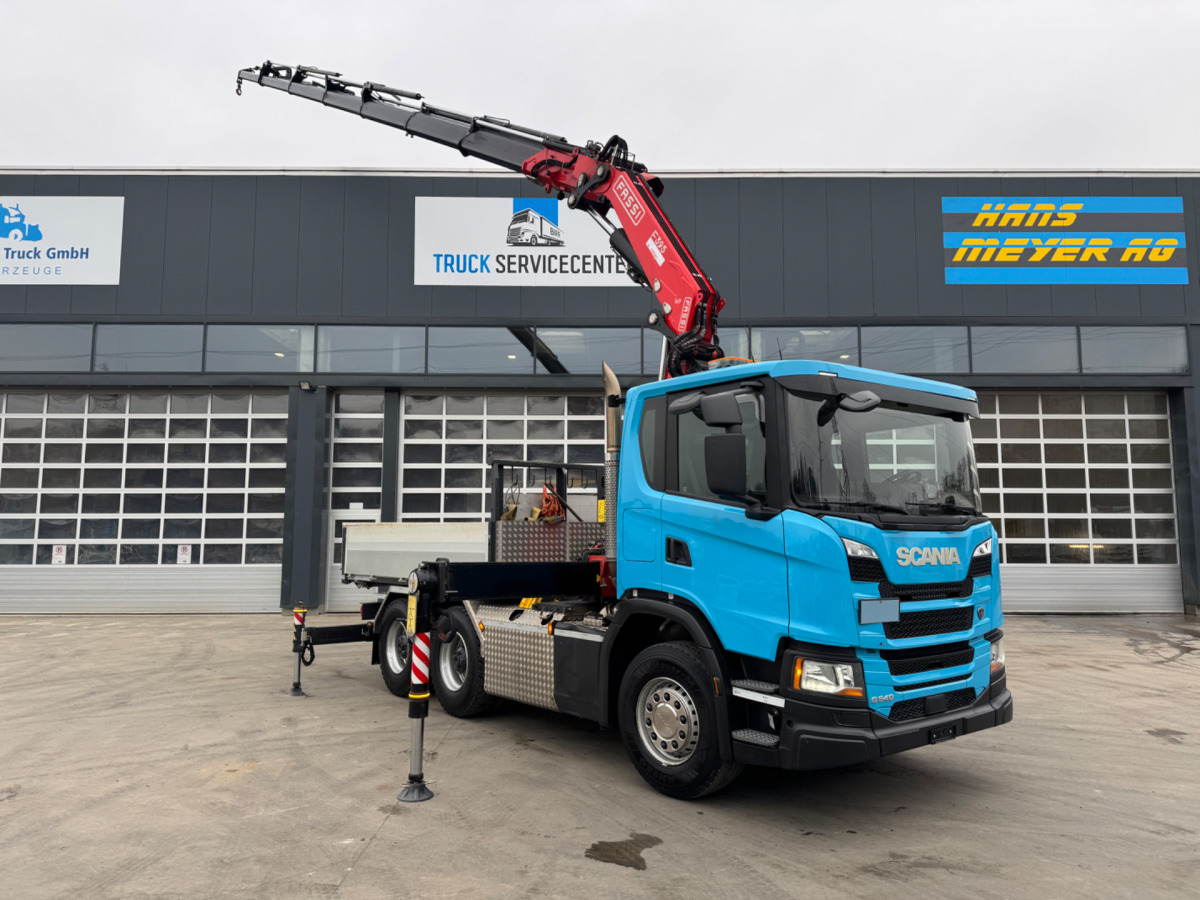 SCANIA G540 6x4 Fassi 395-7 SZM&Pritsche - Камион с кран: снимка 5 SCANIA G540 6x4 Fassi 395-7 SZM&Pritsche - Камион с кран: снимка 5
