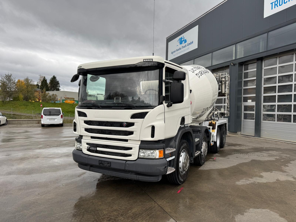 SCANIA P450 8x4 Stetter 9m3 - Бетоновоз: снимка 1 SCANIA P450 8x4 Stetter 9m3 - Бетоновоз: снимка 1