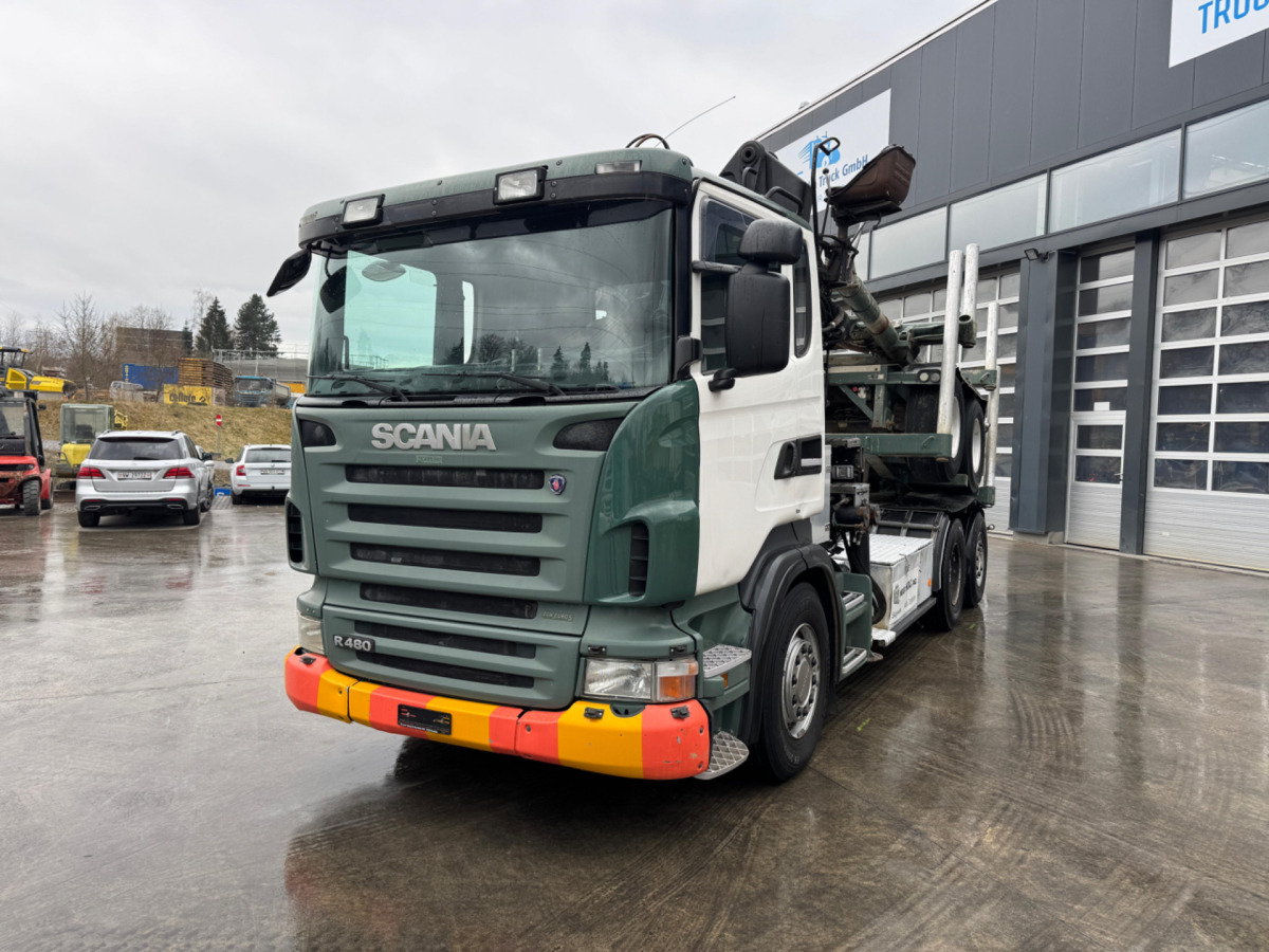 SCANIA R480 6x2 Loglift F265 mit Dolly - Камион за дърва: снимка 1 SCANIA R480 6x2 Loglift F265 mit Dolly - Камион за дърва: снимка 1