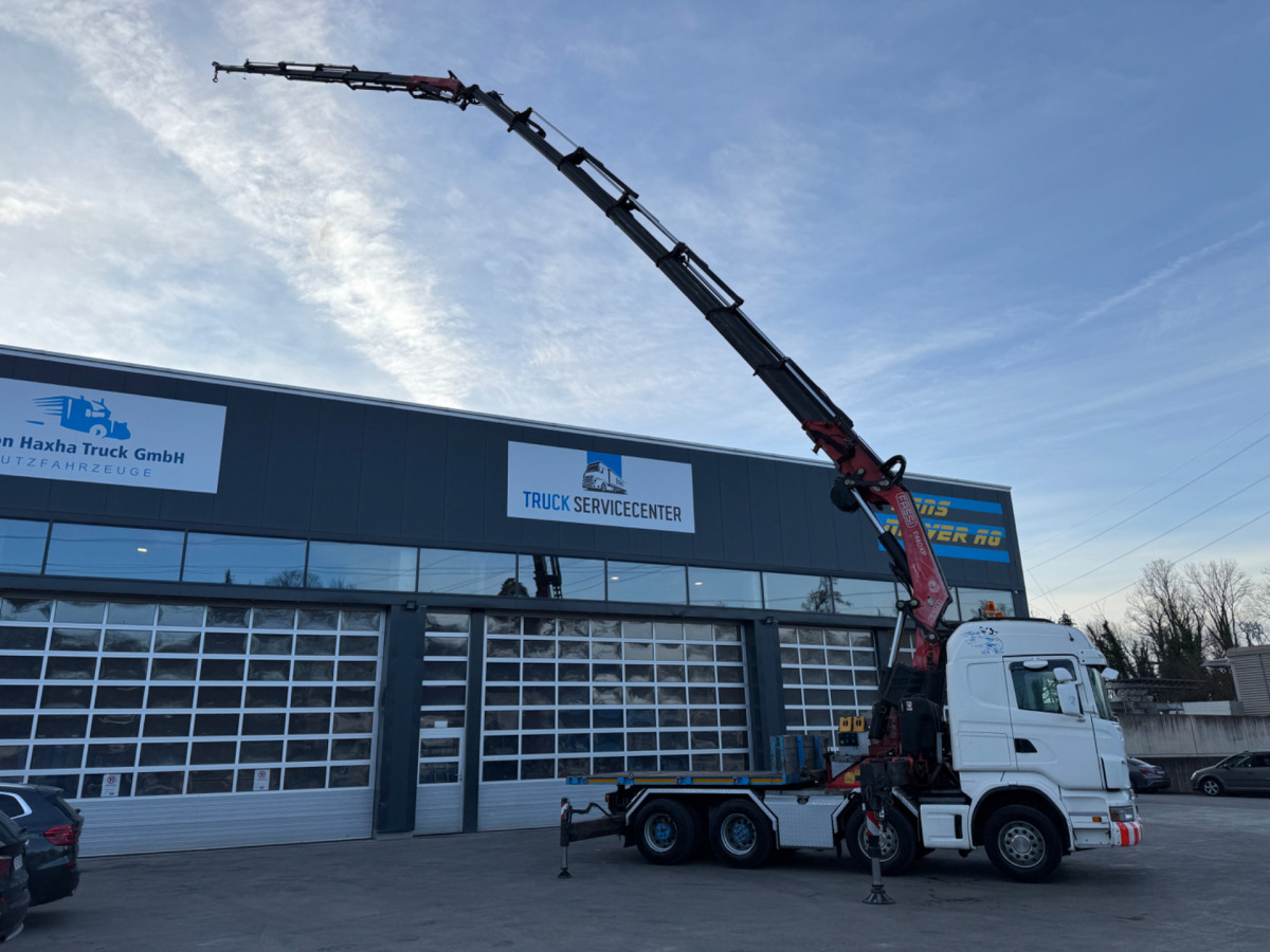 SCANIA R480 8x4 Fassi 660 SZM/Pritsche - Камион с кран: снимка 3 SCANIA R480 8x4 Fassi 660 SZM/Pritsche - Камион с кран: снимка 3