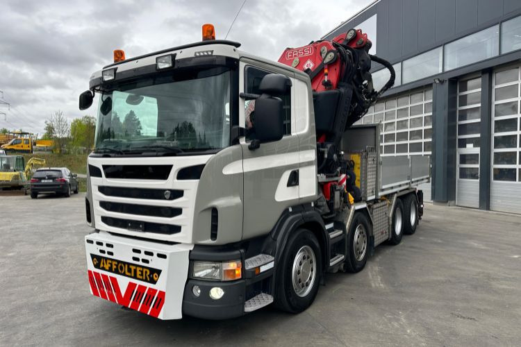 Лизинг на  Scania G480 8x4 SZM/Pritsche Fassi 950 Scania G480 8x4 SZM/Pritsche Fassi 950: снимка 10