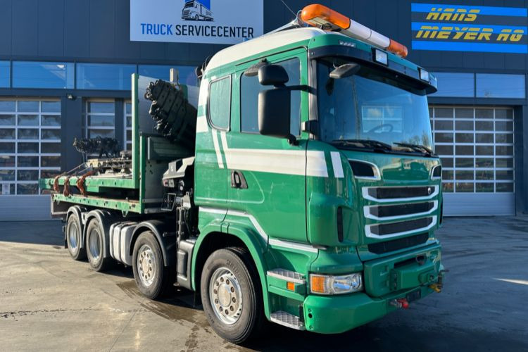 Scania R480 8x4 SWS SZM/Kran/Pritsche - Камион с кран: снимка 5 Scania R480 8x4 SWS SZM/Kran/Pritsche - Камион с кран: снимка 5