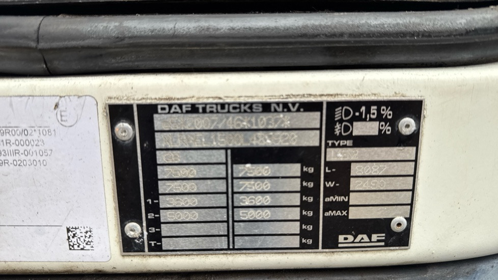 Камион фургон DAF LF  180: снимка 12