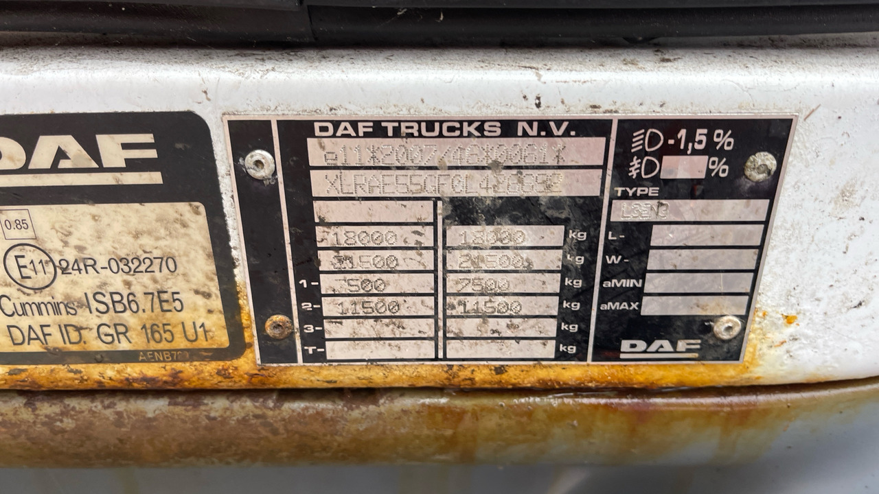 Снегорин DAF LF 55.220: снимка 12 Снегорин DAF LF 55.220: снимка 12