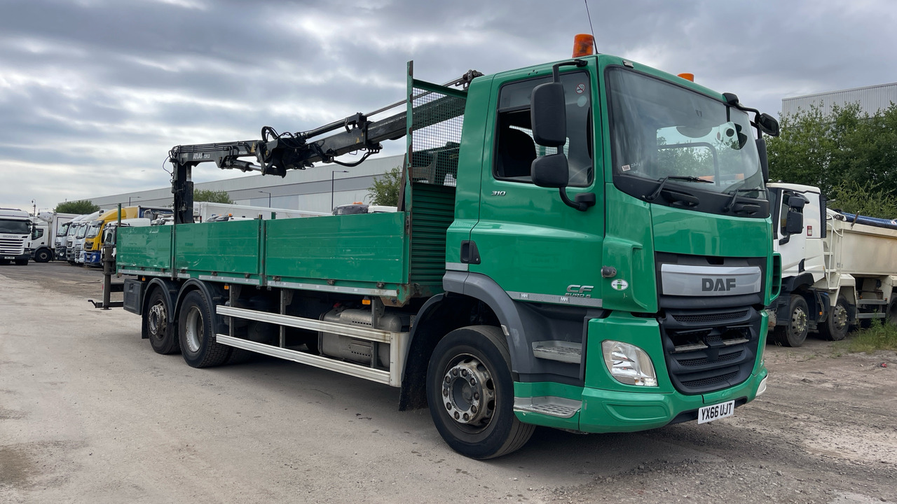 Daf CF 310 - Бордови камион, Камион с кран: снимка 1 Daf CF 310 - Бордови камион, Камион с кран: снимка 1