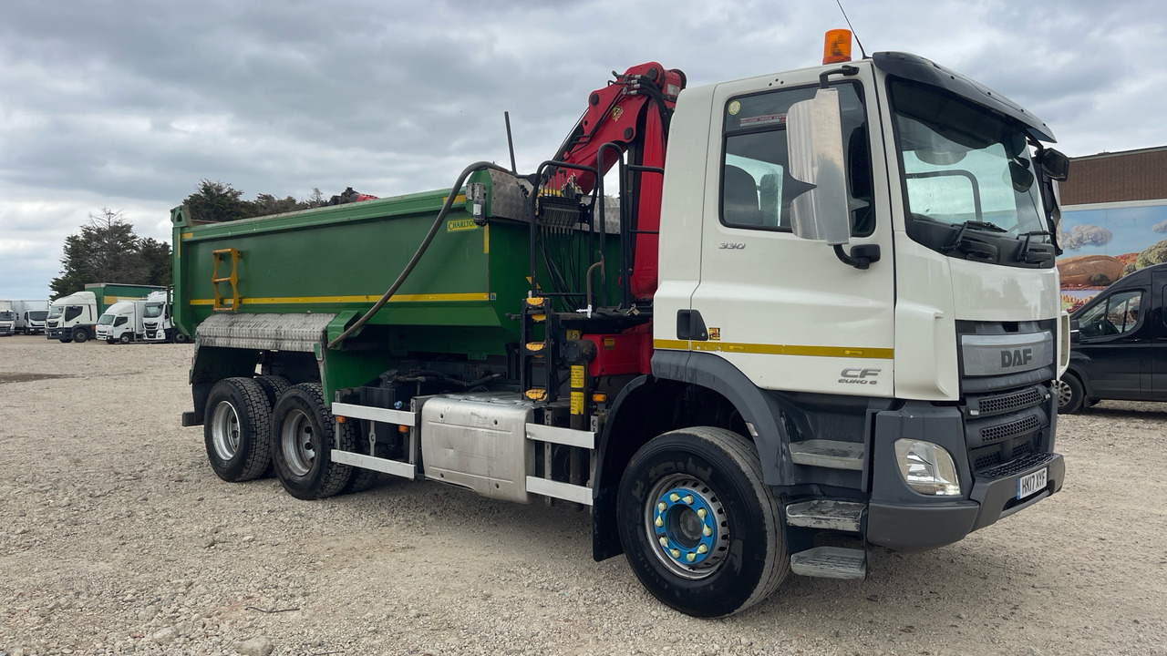 Daf CF 330 - Самосвал камион, Камион с кран: снимка 1 Daf CF 330 - Самосвал камион, Камион с кран: снимка 1
