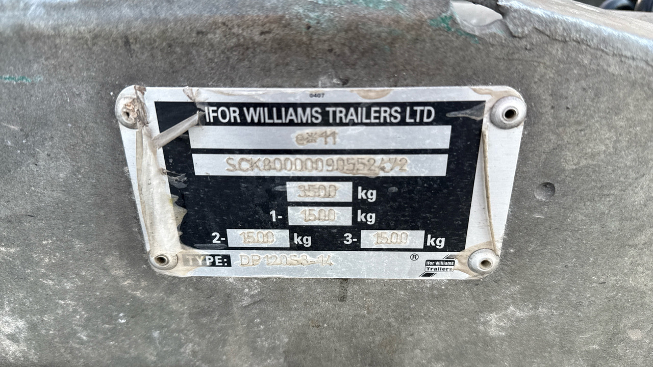 За превоз на животни ремарке IFOR WILLIAMS DP120S3-4: снимка 11
