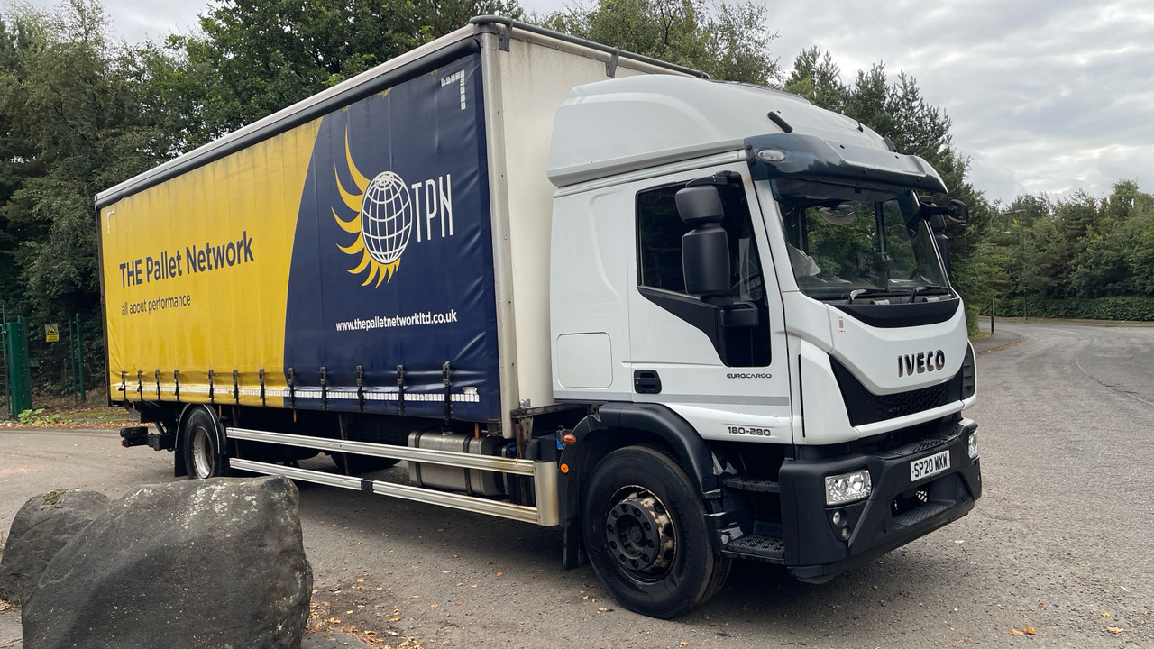 IVECO EUROCARGO 180-250 - Камион с брезент: снимка 1 IVECO EUROCARGO 180-250 - Камион с брезент: снимка 1