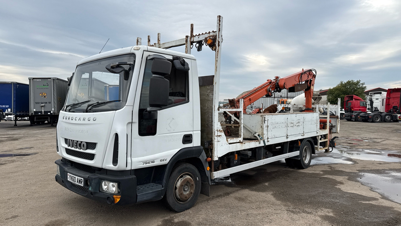 IVECO EUROCARGO 75E16 - Бордови камион, Камион с кран: снимка 2 IVECO EUROCARGO 75E16 - Бордови камион, Камион с кран: снимка 2
