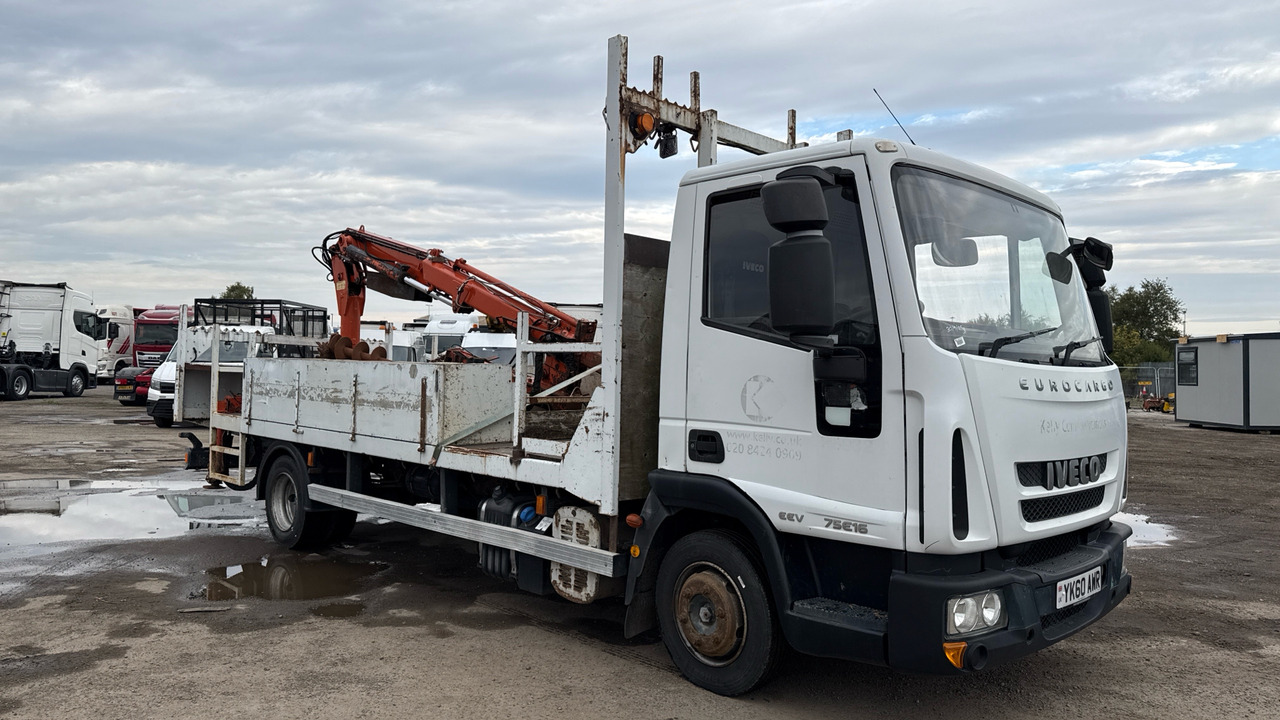 IVECO EUROCARGO 75E16 - Бордови камион, Камион с кран: снимка 1 IVECO EUROCARGO 75E16 - Бордови камион, Камион с кран: снимка 1