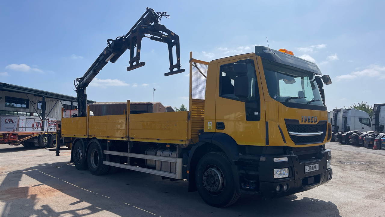 IVECO STRALIS 310 - Бордови камион, Камион с кран: снимка 1 IVECO STRALIS 310 - Бордови камион, Камион с кран: снимка 1