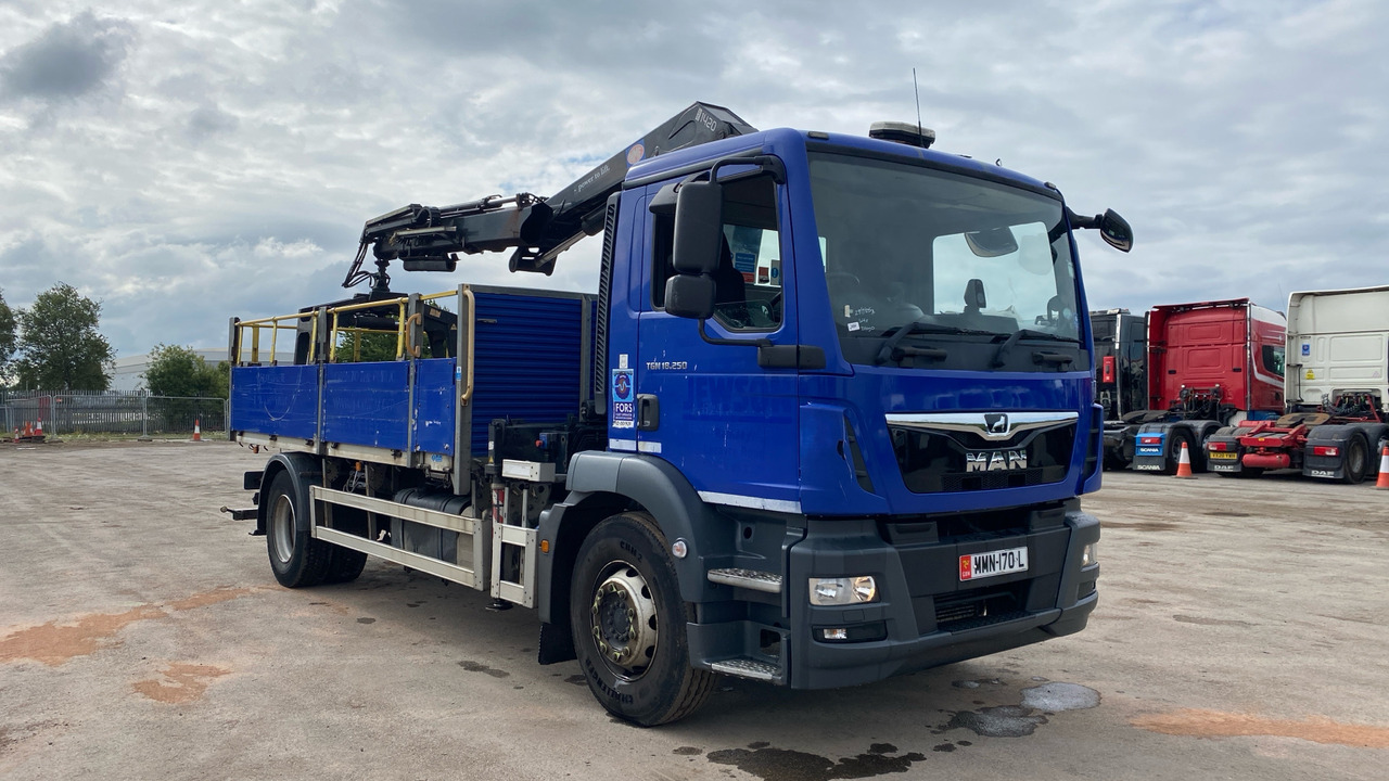MAN TGM 18.250 - Бордови камион, Камион с кран: снимка 1 MAN TGM 18.250 - Бордови камион, Камион с кран: снимка 1