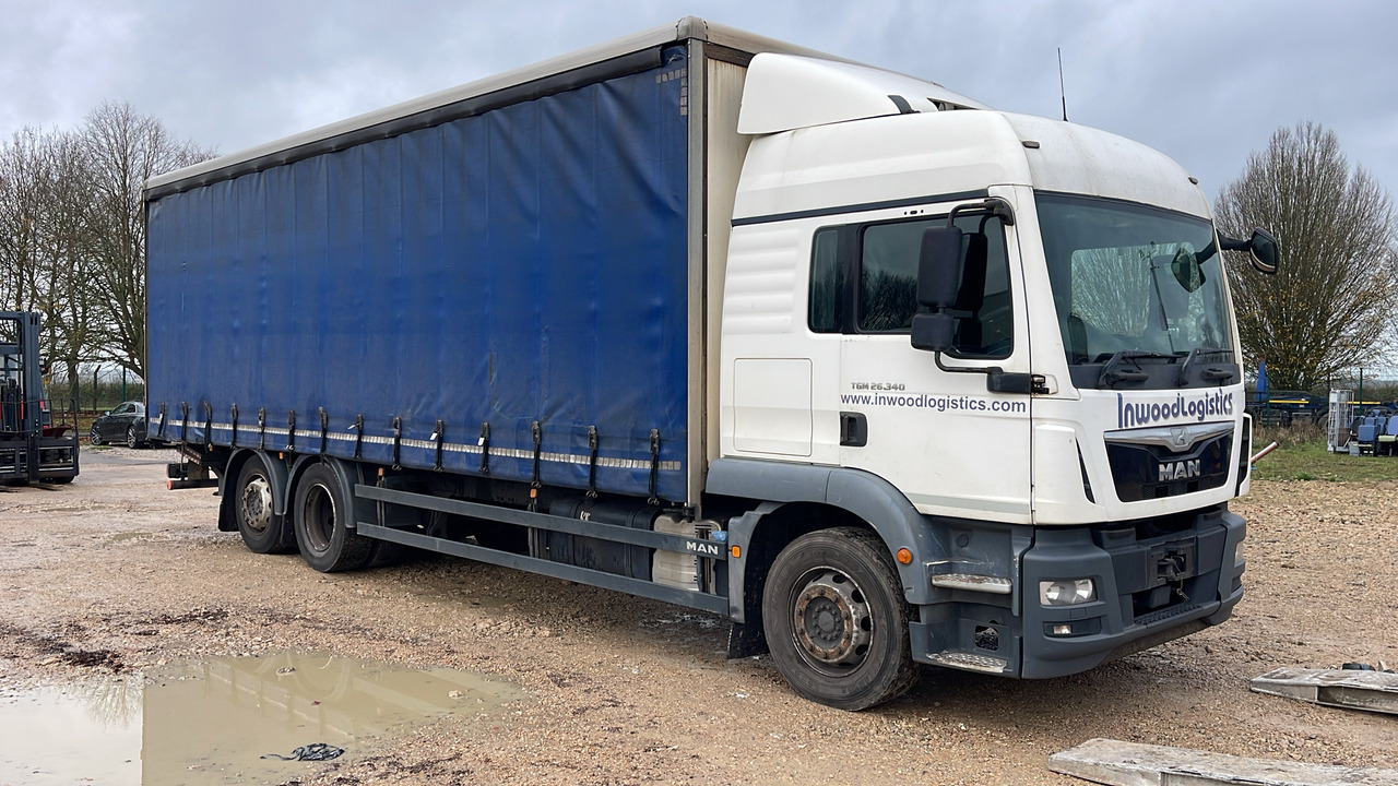 MAN TGM 26.340 - Камион с брезент: снимка 1 MAN TGM 26.340 - Камион с брезент: снимка 1