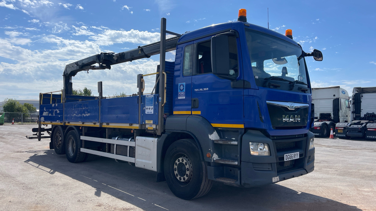 MAN TGS 26.360 - Бордови камион, Камион с кран: снимка 1 MAN TGS 26.360 - Бордови камион, Камион с кран: снимка 1
