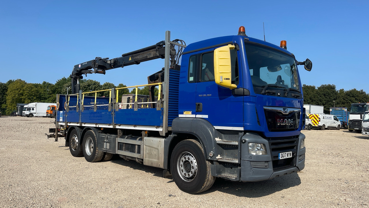 MAN TGS 26.360 - Бордови камион, Камион с кран: снимка 1 MAN TGS 26.360 - Бордови камион, Камион с кран: снимка 1