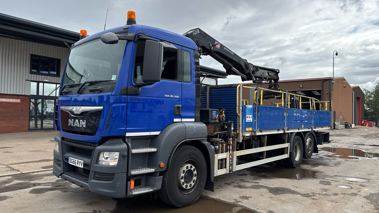 MAN TGS 26.360 - Бордови камион, Камион с кран: снимка 2 MAN TGS 26.360 - Бордови камион, Камион с кран: снимка 2