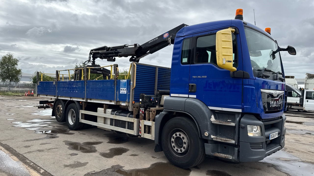 MAN TGS 26.360 - Бордови камион, Камион с кран: снимка 1 MAN TGS 26.360 - Бордови камион, Камион с кран: снимка 1