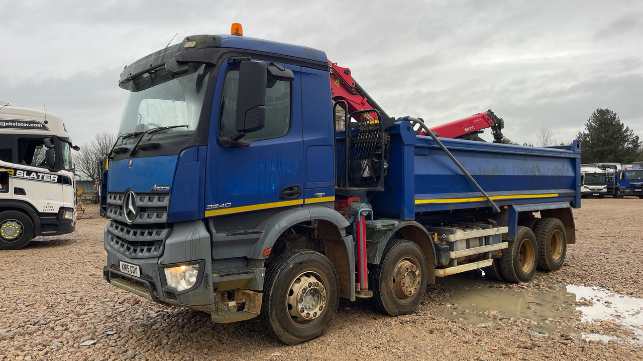 MERCEDES-BENZ AROCS 3240 - Самосвал камион, Камион с кран: снимка 2 MERCEDES-BENZ AROCS 3240 - Самосвал камион, Камион с кран: снимка 2