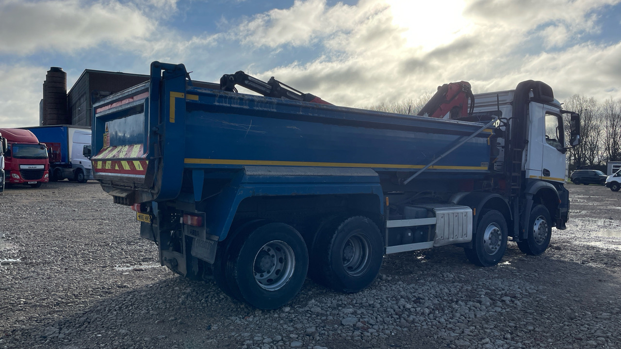 MERCEDES-BENZ AROCS - Самосвал камион, Камион с кран: снимка 4 MERCEDES-BENZ AROCS - Самосвал камион, Камион с кран: снимка 4