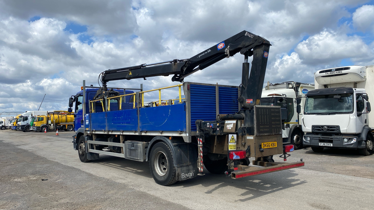 Man TGM 18.250 - Бордови камион, Камион с кран: снимка 3 Man TGM 18.250 - Бордови камион, Камион с кран: снимка 3