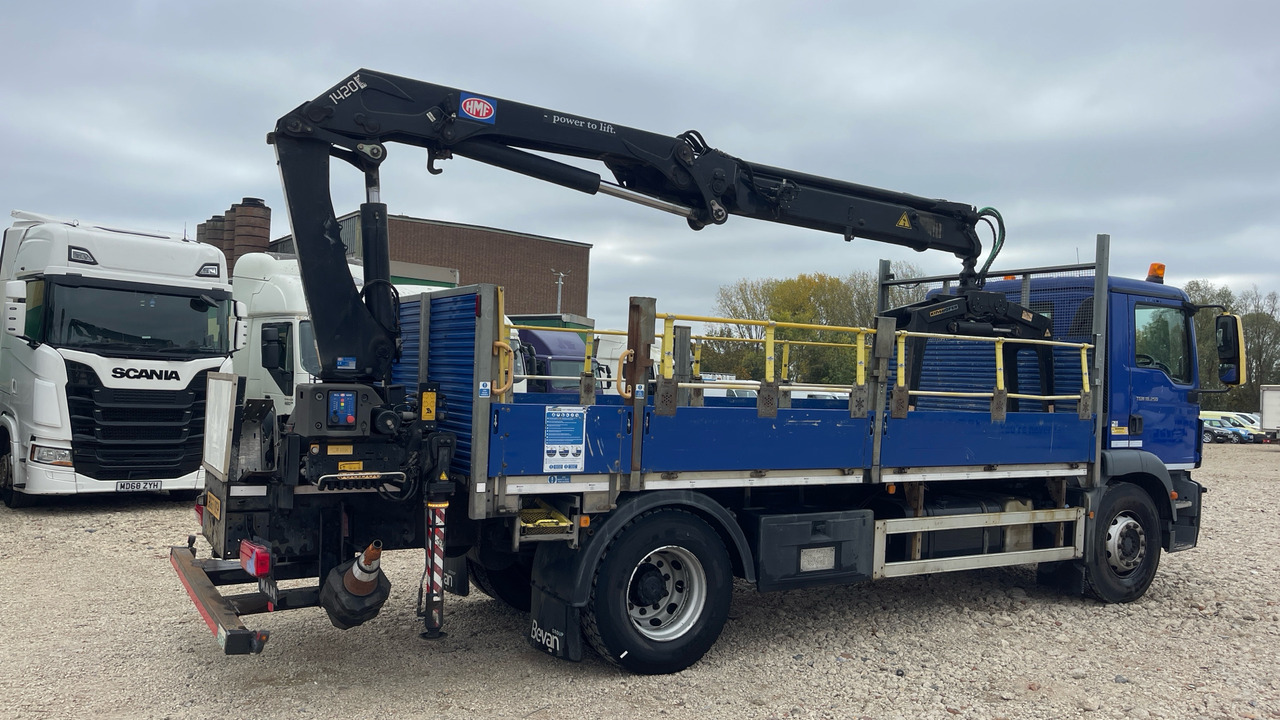 Man TGM 18.250 - Бордови камион, Камион с кран: снимка 4 Man TGM 18.250 - Бордови камион, Камион с кран: снимка 4