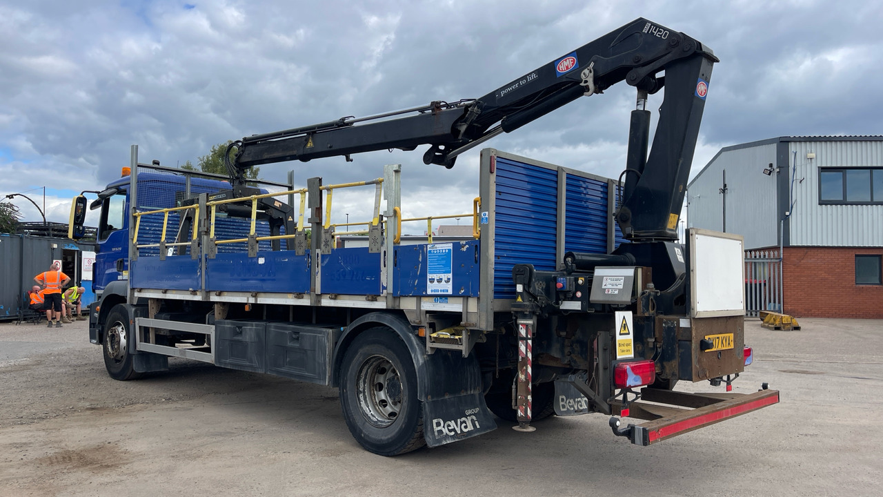 Man TGM 18.250 - Бордови камион, Камион с кран: снимка 3 Man TGM 18.250 - Бордови камион, Камион с кран: снимка 3