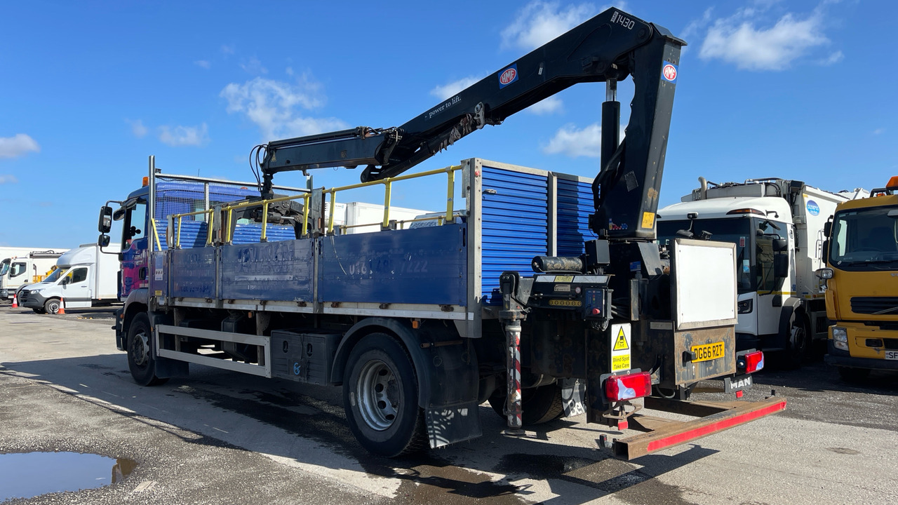 Man TGM 18.250 - Бордови камион, Камион с кран: снимка 3 Man TGM 18.250 - Бордови камион, Камион с кран: снимка 3