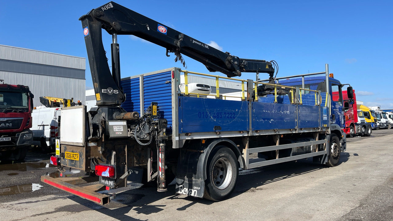 Man TGM 18.250 - Бордови камион, Камион с кран: снимка 4 Man TGM 18.250 - Бордови камион, Камион с кран: снимка 4
