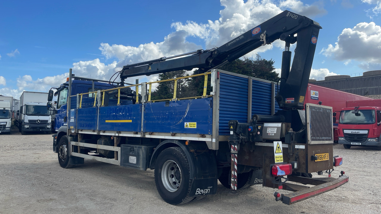 Man TGM 18.250 - Бордови камион, Камион с кран: снимка 3 Man TGM 18.250 - Бордови камион, Камион с кран: снимка 3