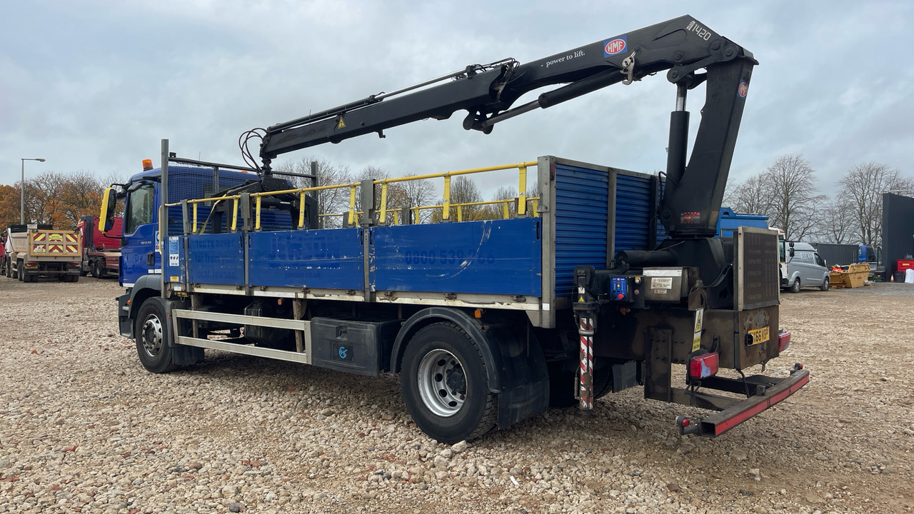 Man TGM 18.250 - Бордови камион, Камион с кран: снимка 3 Man TGM 18.250 - Бордови камион, Камион с кран: снимка 3