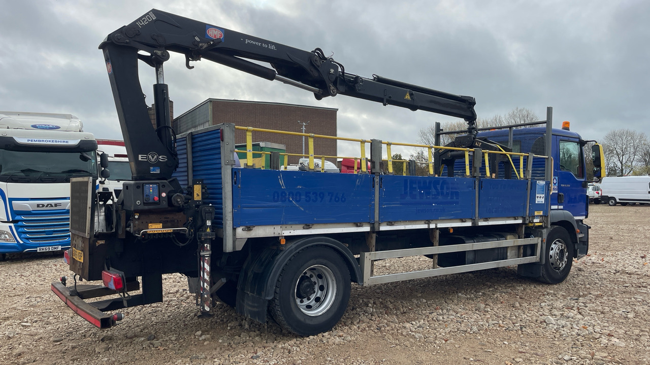 Man TGM 18.250 - Бордови камион, Камион с кран: снимка 4 Man TGM 18.250 - Бордови камион, Камион с кран: снимка 4