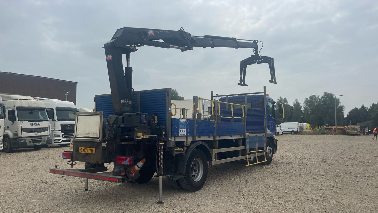 Man TGM 18.250 - Бордови камион, Камион с кран: снимка 4 Man TGM 18.250 - Бордови камион, Камион с кран: снимка 4