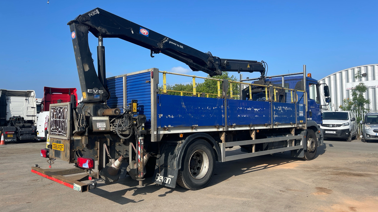 Man TGM 18.250 - Бордови камион, Камион с кран: снимка 4 Man TGM 18.250 - Бордови камион, Камион с кран: снимка 4