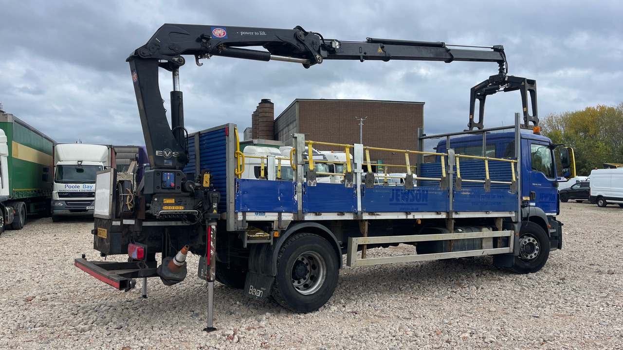 Man TGM 18.250 - Бордови камион, Камион с кран: снимка 4 Man TGM 18.250 - Бордови камион, Камион с кран: снимка 4