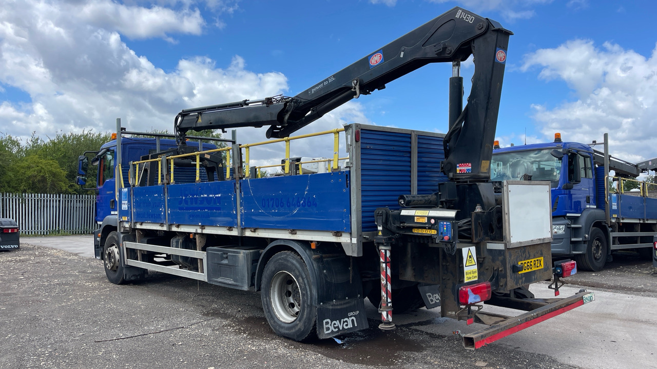Man TGM 18.250 - Бордови камион, Камион с кран: снимка 3 Man TGM 18.250 - Бордови камион, Камион с кран: снимка 3