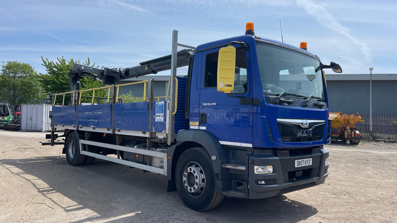 Man TGM 18.290 - Бордови камион, Камион с кран: снимка 1 Man TGM 18.290 - Бордови камион, Камион с кран: снимка 1
