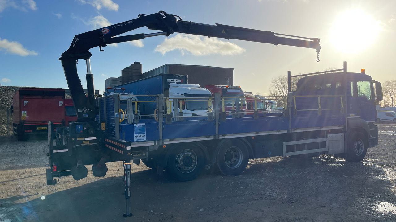 Man TGS 26.360 - Бордови камион, Камион с кран: снимка 4 Man TGS 26.360 - Бордови камион, Камион с кран: снимка 4