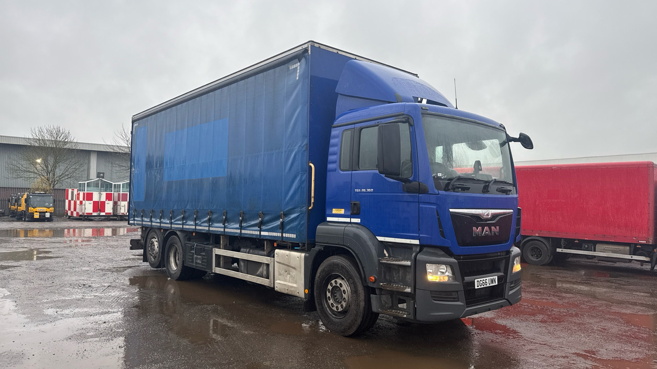 Man TGS 26.360 - Камион с брезент: снимка 1 Man TGS 26.360 - Камион с брезент: снимка 1