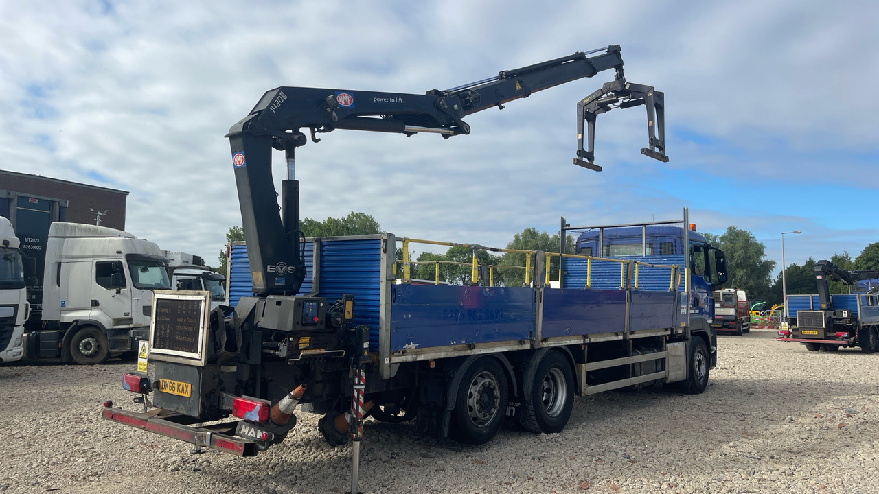 Man TGS 26.360 - Бордови камион, Камион с кран: снимка 4 Man TGS 26.360 - Бордови камион, Камион с кран: снимка 4