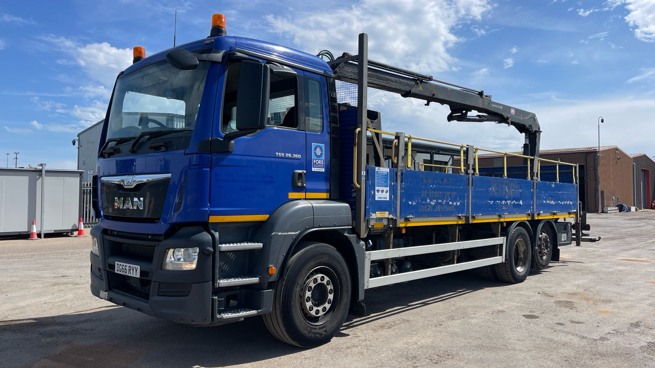 Man TGS 26.360 - Бордови камион, Камион с кран: снимка 2 Man TGS 26.360 - Бордови камион, Камион с кран: снимка 2