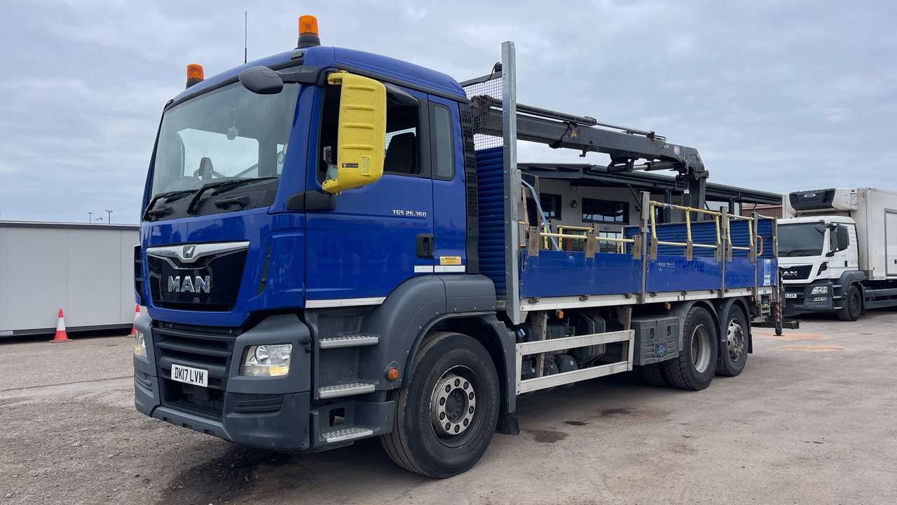 Man TGS 26.360 - Бордови камион, Камион с кран: снимка 2 Man TGS 26.360 - Бордови камион, Камион с кран: снимка 2