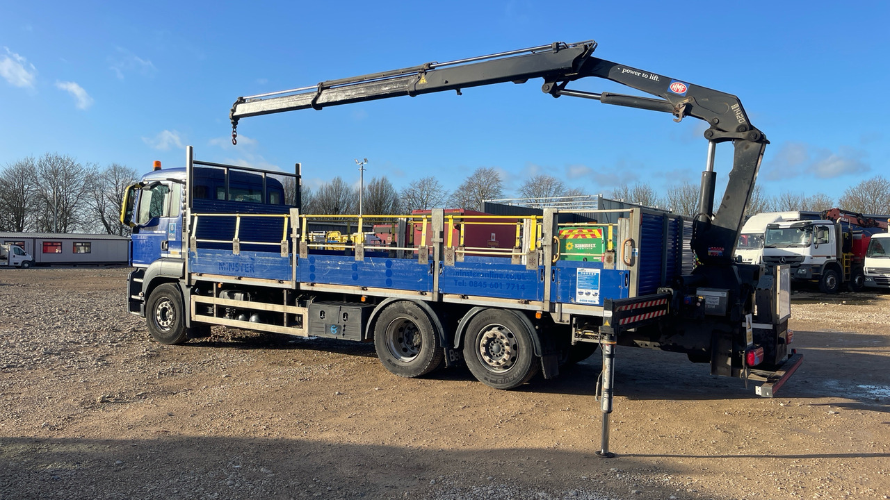 Man TGS 26.360 - Бордови камион, Камион с кран: снимка 3 Man TGS 26.360 - Бордови камион, Камион с кран: снимка 3