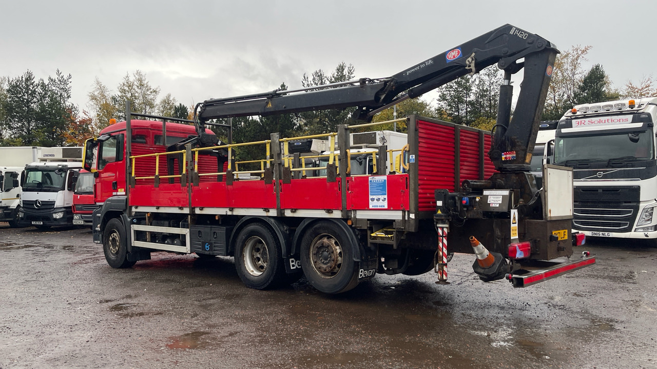 Man TGS 26.360 - Бордови камион, Камион с кран: снимка 3 Man TGS 26.360 - Бордови камион, Камион с кран: снимка 3