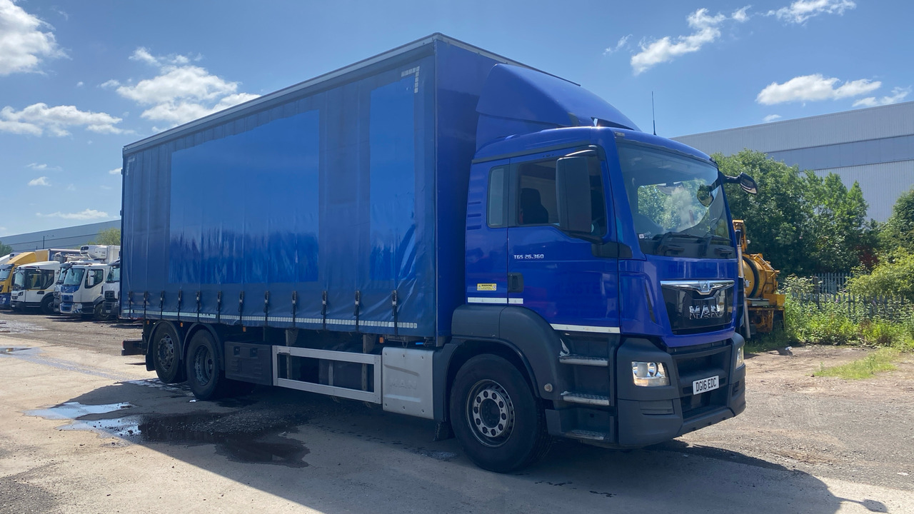 Man TGS 26.360 - Камион с брезент: снимка 1 Man TGS 26.360 - Камион с брезент: снимка 1