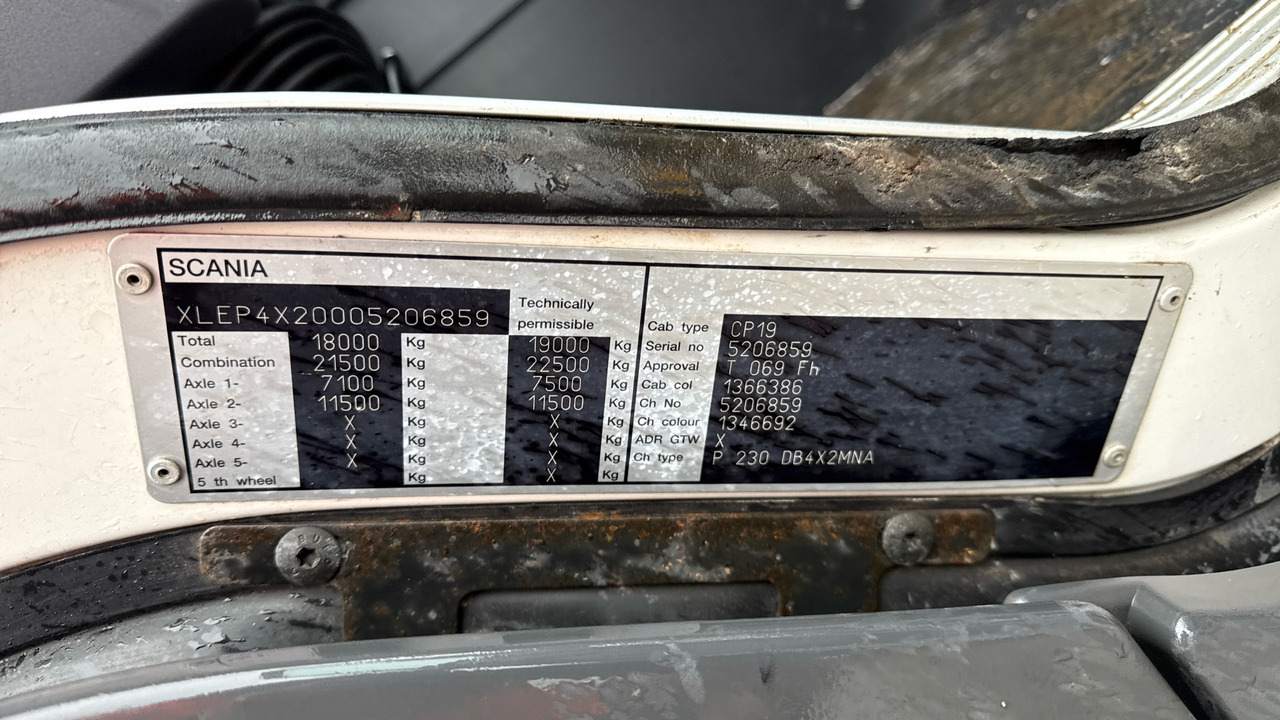 Шаси кабина SCANIA P 230: снимка 11 Шаси кабина SCANIA P 230: снимка 11