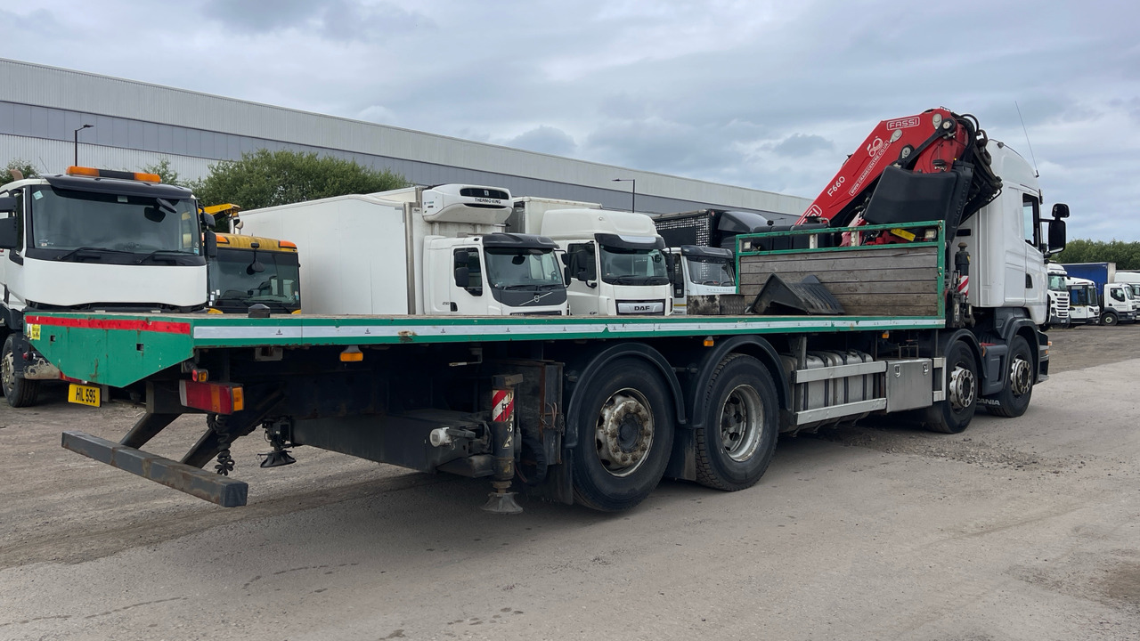 Scania R 440 - Бордови камион, Камион с кран: снимка 4 Scania R 440 - Бордови камион, Камион с кран: снимка 4