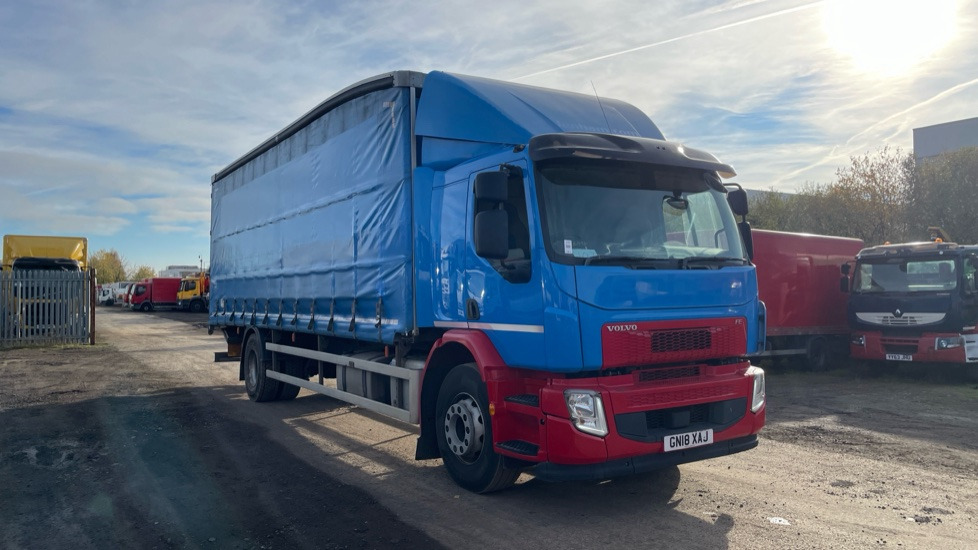 VOLVO FE 250 - Камион с брезент: снимка 1 VOLVO FE 250 - Камион с брезент: снимка 1